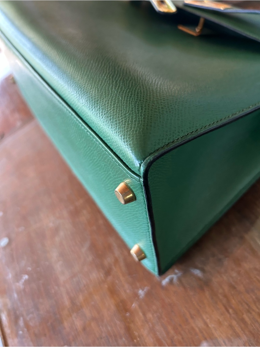 Vintage Hermes Kelly  Rigid 32 Cm bag - Picture 5 of 15